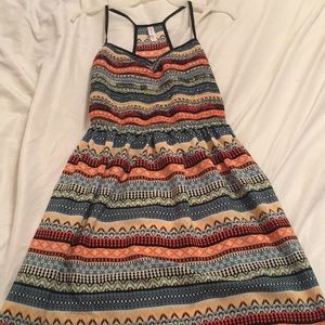 Tribal Print Razorback Dress